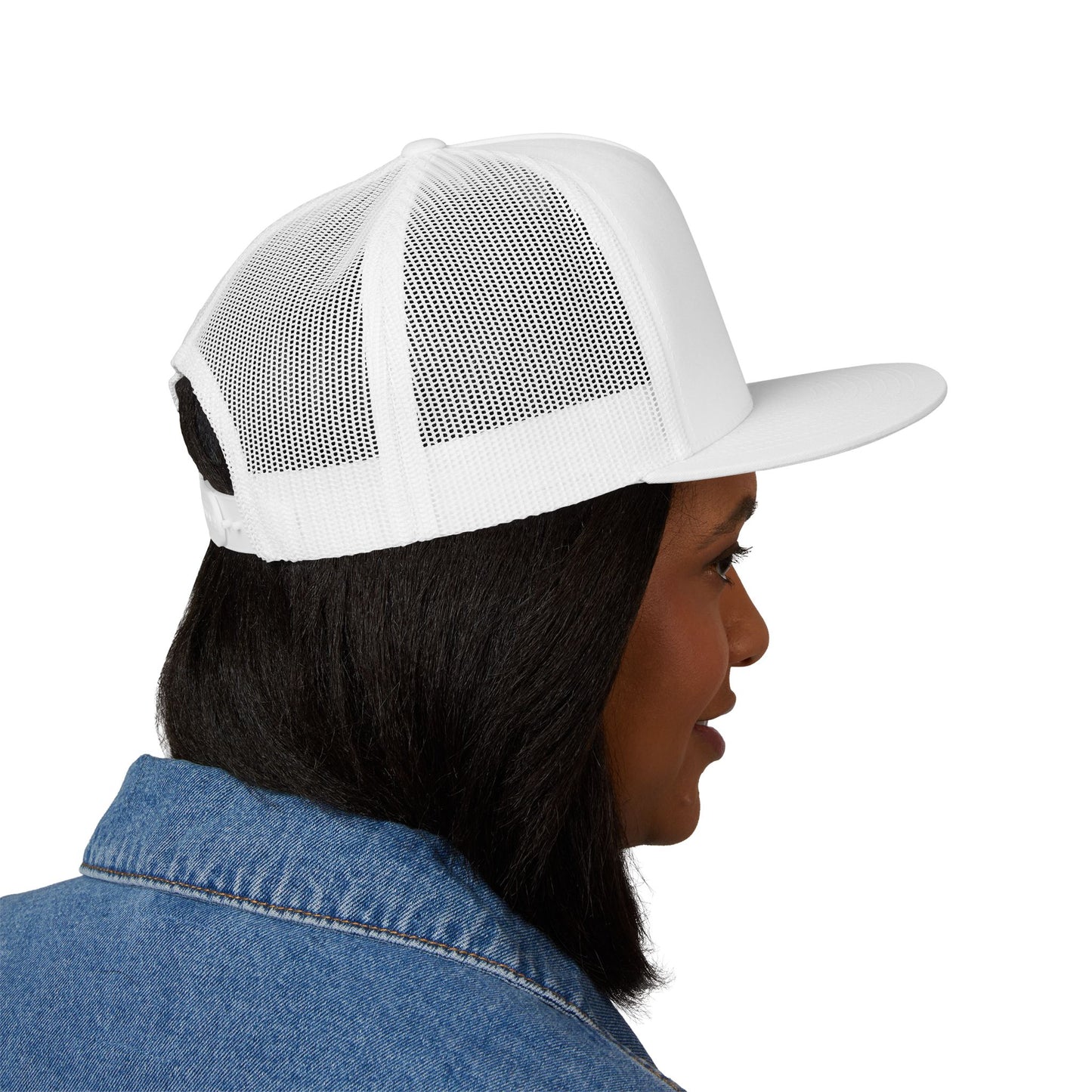 Legacy Emblem 5 Panel Trucker Cap (Embroidered)