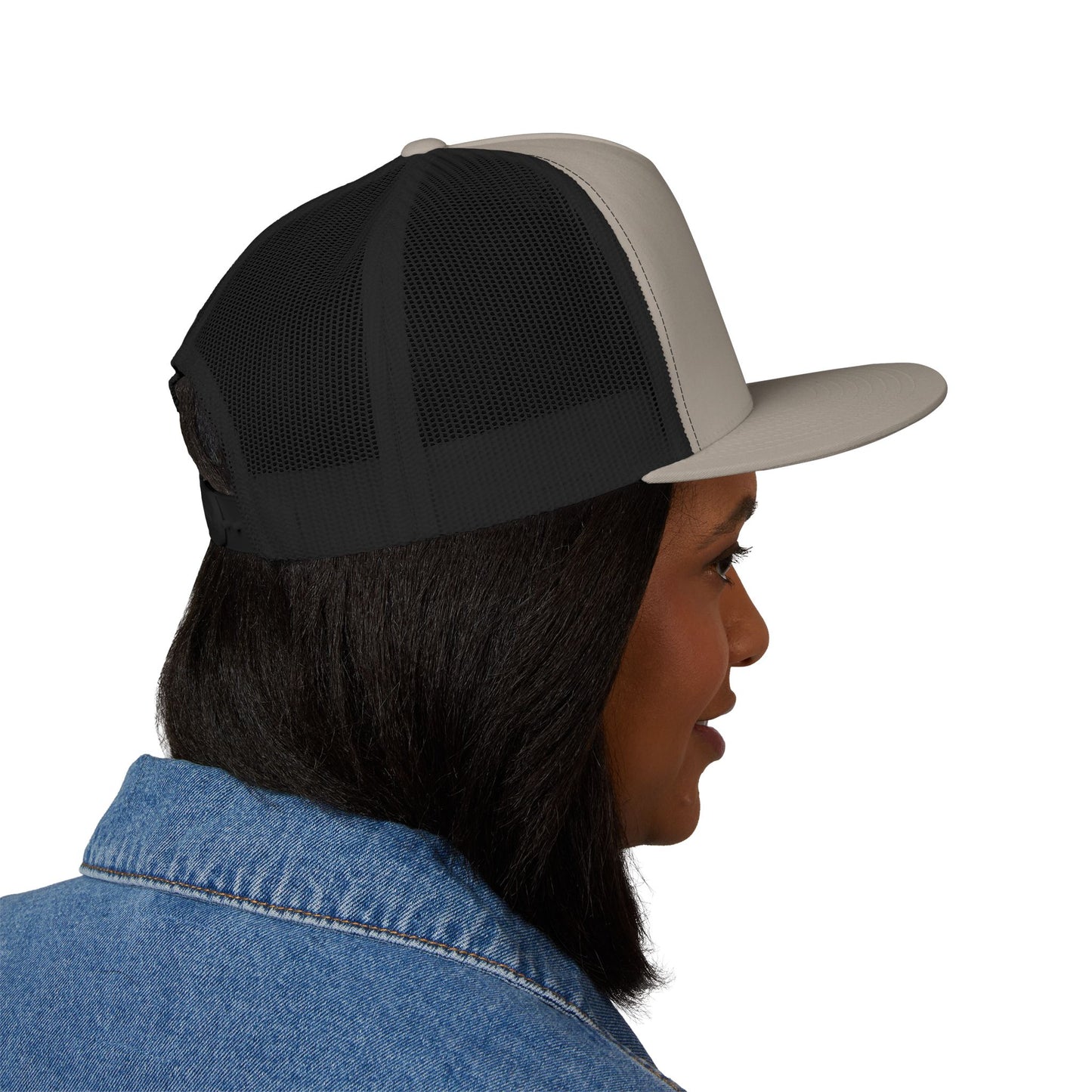 Legacy Emblem 5 Panel Trucker Cap (Embroidered)